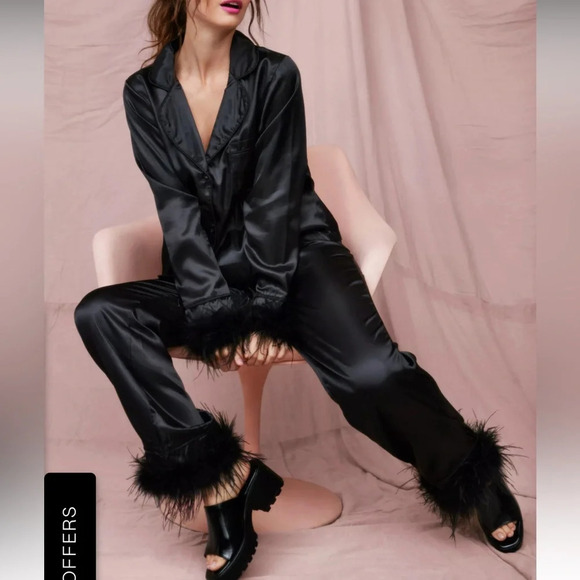 Nasty Gal Other - Black Nasty Gal Pajamas